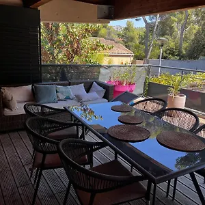 Morgiou Sormiou T4 Climatise Familial - 3 - Terrasse Bois - Jardin Privatif - Calanques A Pied - Plages & Velodrome A 10 Min - Ideal Familles & Randonneurs & Grimpeurs - Escalade A 5 Min - Sud Appartement